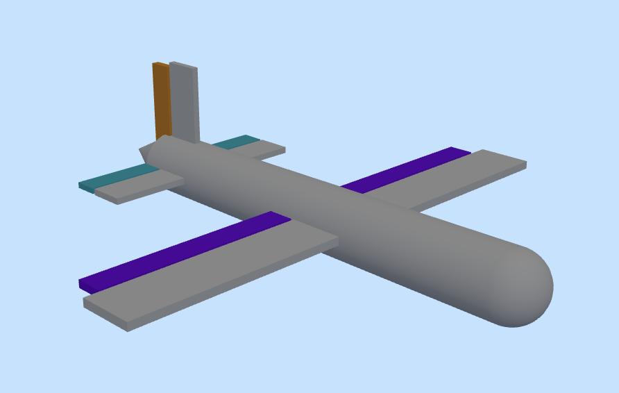 Plane control surfaces